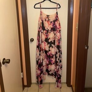 Lane Bryant Pink Floral Dress Size 26/28